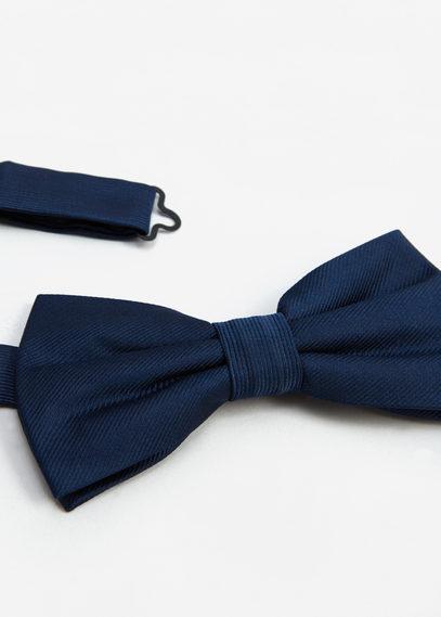 Mango Man Mango Man Textured Silk Bow Tie