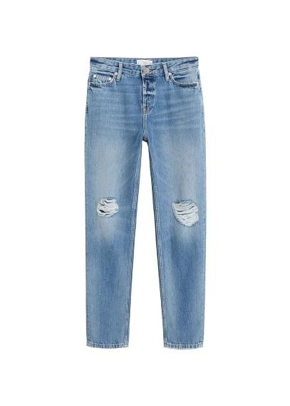 Mango Mango Ripped Relax Jeans