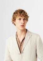 Mango Man Mango Man Linen Blazer Style Jacket