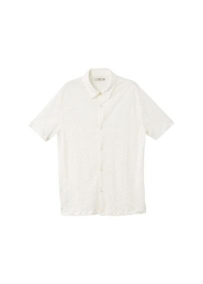 Mango Man Mango Man  Regular-fit Slub Linen Shirt