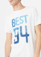 Mango Man Mango Man Number Cotton-blend T Shirt