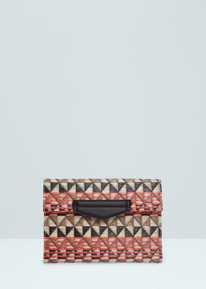 Mango Mango Geometric Clutch