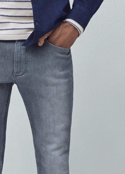 Mango Man Mango Man Slim-fit Grey Tim Jeans