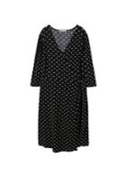 Violeta By Mango Violeta By Mango Wrap Polka-dot Dress