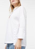 Violeta By Mango Violeta By Mango Buttoned Cotton Shirt