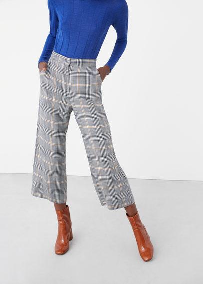 Mango Mango Prince Of Wales Trousers