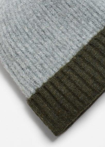 Mango Man Mango Man Contrast Textured Hat