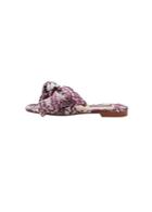 Violeta By Mango Violeta By Mango Bow Embroidered Sandals