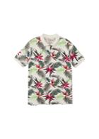 Mango Man Mango Man Tropical Print Polo Shirt