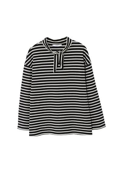 Mango Mango Bow Neck T-shirt