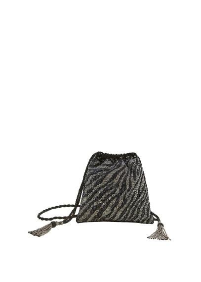 Mango Mango Embroidered Bucket Bag