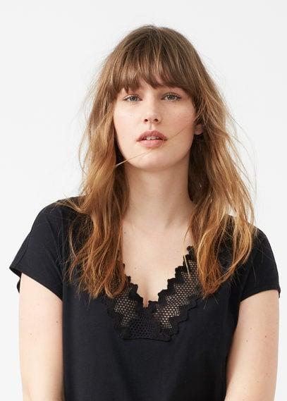 Violeta By Mango Violeta By Mango Openwork Panel Dress