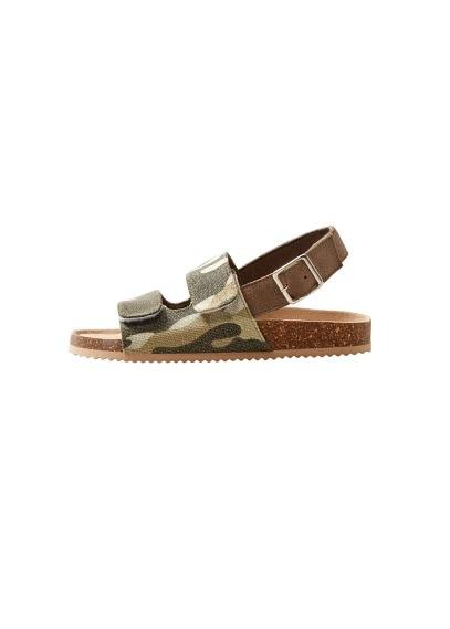 Mango Mango Unisex Camouflage Sandal