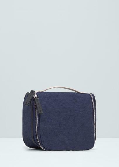 Mango Man Mango Man Canvas Cosmetic Bag