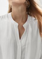Violeta By Mango Minimal Flowy Blouse