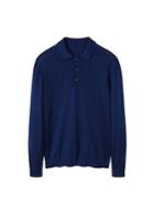 Mango Man Mango Man Polo Collar Wool Sweater