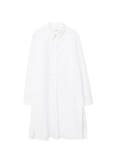 Mango Mango Guipure Panel Shirt
