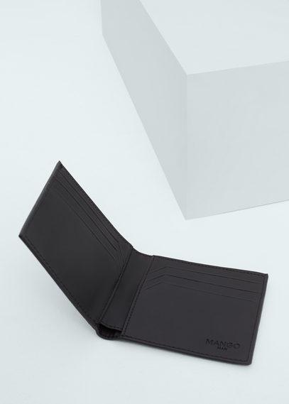 Mango Man Mango Man Saffiano-effect Folded Wallet