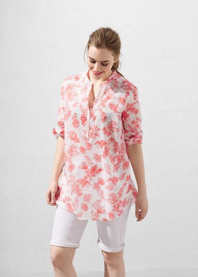 Violeta By Mango Violeta By Mango Printed Cotton Blouse