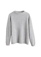 Mango Mango Cable-knit 100% Cashmere Sweater