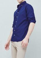 Mango Man Mango Man Slim-fit Micro Check Shirt