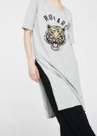 Mango Mango Tiger Long T-shirt