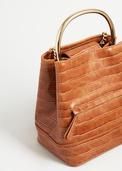 Mango Mango Metallic Hand Backpack