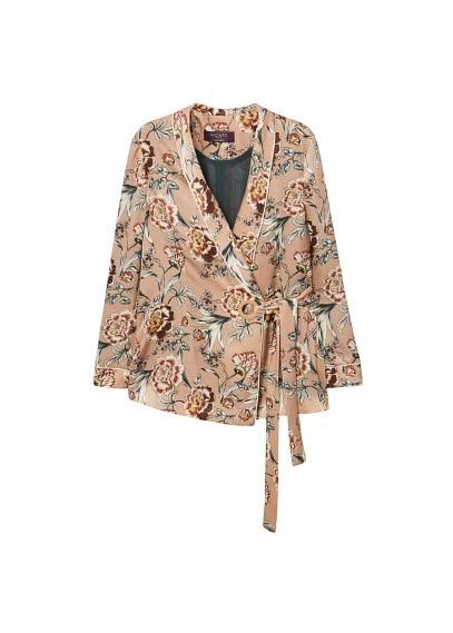 Violeta By Mango Violeta By Mango Floral Print Blazer