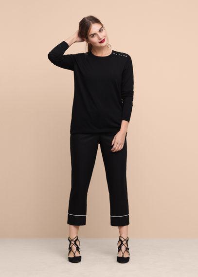 Violeta By Mango Violeta By Mango Braided Cord Sweater