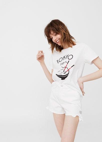 Mango Mango Oversize Cotton T-shirt