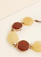 Violeta By Mango Violeta By Mango Faceted Stone Necklace