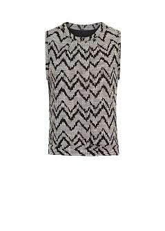 Mango Jacquard Gilet