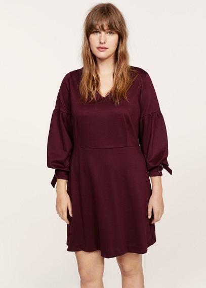 Violeta By Mango Violeta By Mango Puffed Sleeves Dress