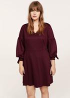 Violeta By Mango Violeta By Mango Puffed Sleeves Dress