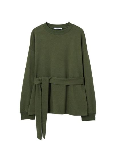 Mango Mango Drawstring Waist Sweatshirt
