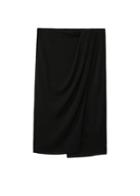 Violeta By Mango Violeta By Mango Draped Midi Skirt