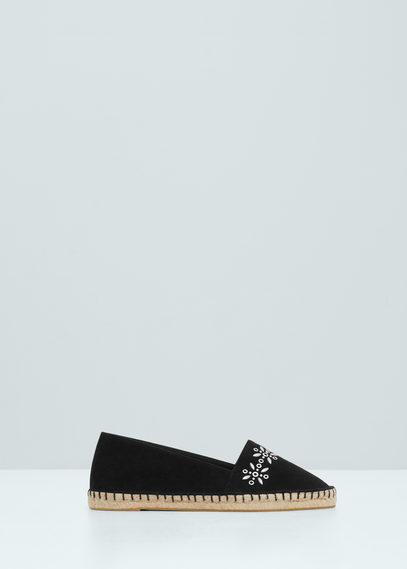 Mango Mango Studded Espadrilles