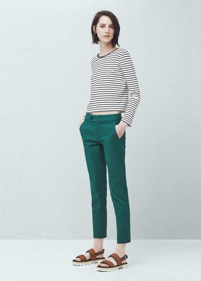 Mango Mango Striped T Shirt