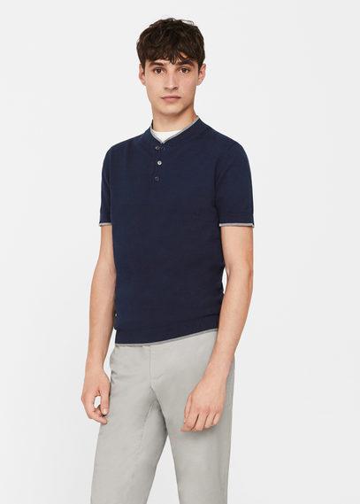 Mango Man Mango Man Button-down Collar Polo Shirt