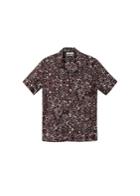 Mango Man Mango Man Regular-fit Geometric Print Shirt
