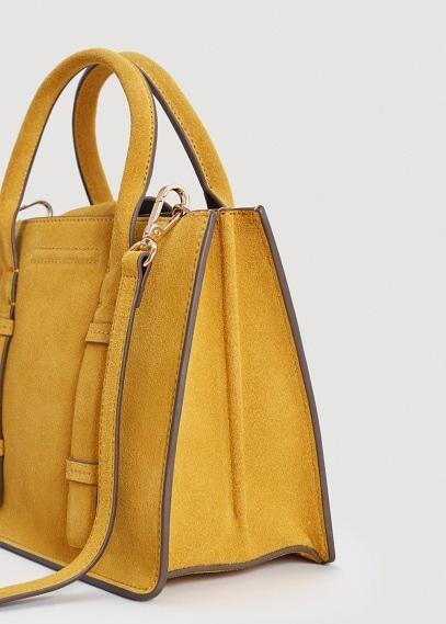 Mango Mango Double-strap Leather Bag