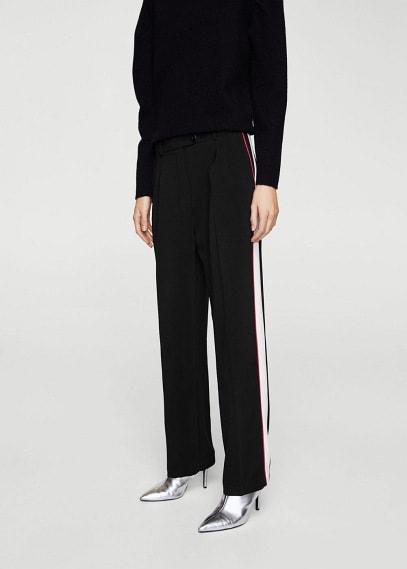 Mango Mango Side Striped Trousers