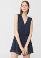 Mango Mango Embroidery Bead Jumpsuit