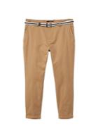 Mango Man Mango Man Belted Cotton Chinos