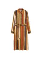 Mango Mango Jacquard Shirt Dress