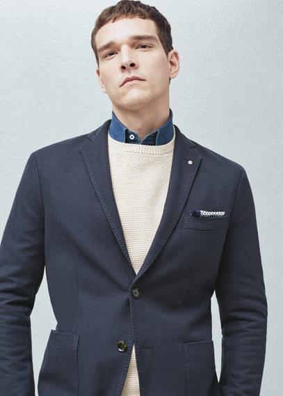 Mango Man Mango Man Structured Cotton Blazer