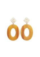 Mango Mango Resin Geometric Earrings