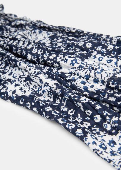 Mango Man Floral Cotton Scarf