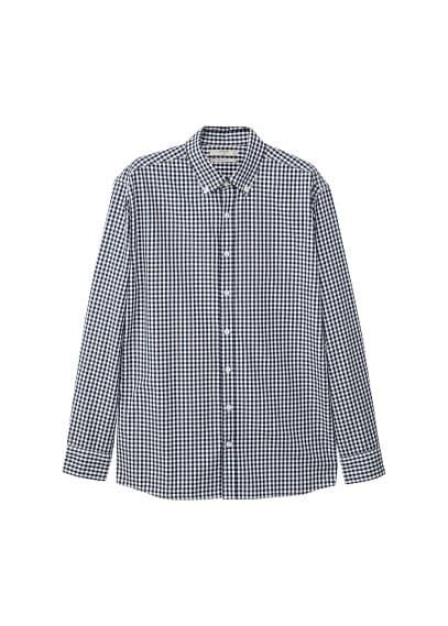 Mango Man Mango Man Regular-fit Gingham Check Shirt