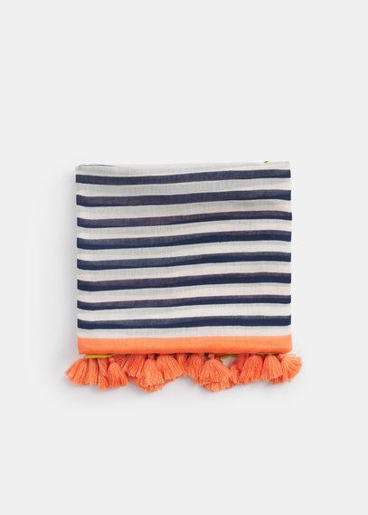 Violeta By Mango Violeta By Mango Stripes Lightweight Scarf